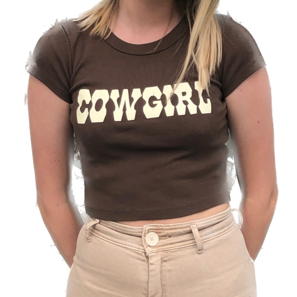 Brandy Melville Cowgirl Crop Top